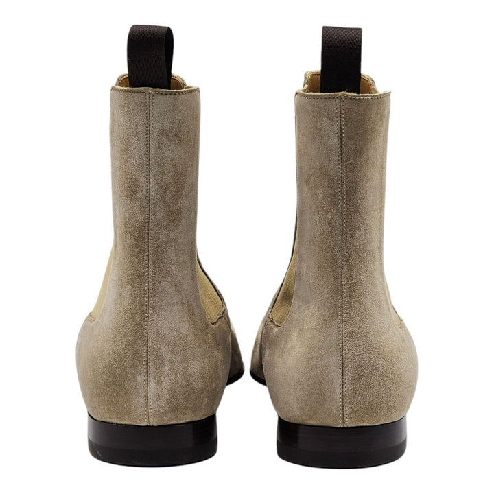 Christian Louboutin Roadie Flat Suede Boots – Beige – EU 43 / US 10 $1195