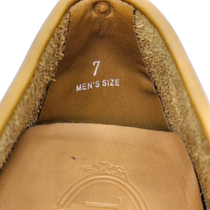 Tod’s Gommino Penny Men’s Leather Driving Loafers Yellow UK 7 US 8.5
