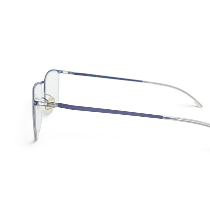 MYKITA LITE ERRKI Eyeglasses Navy Silver 54-17-135 Col 390 - NWB $850