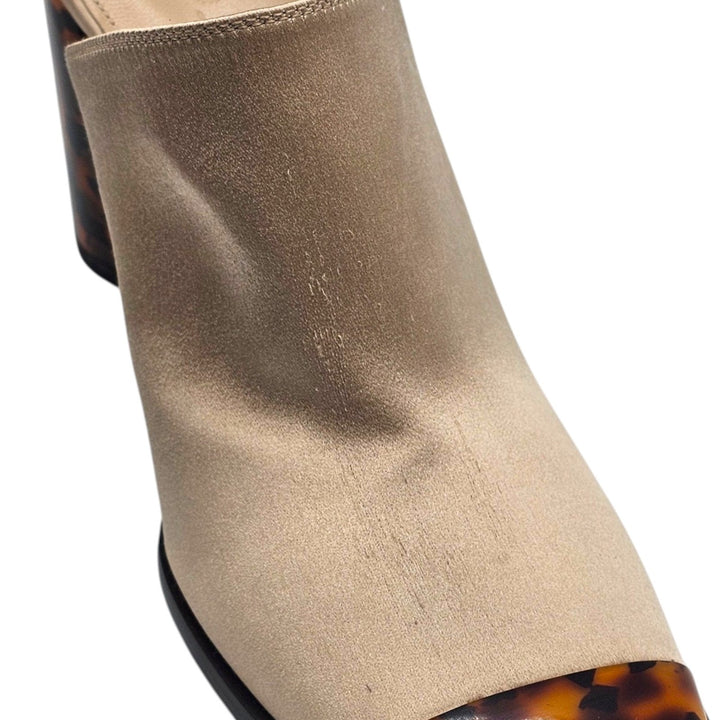 Loro Piana Alba Heeled Mules Vanilla Gleam FAR1163 A0RL EU 36 US 6 - NWOB $1900