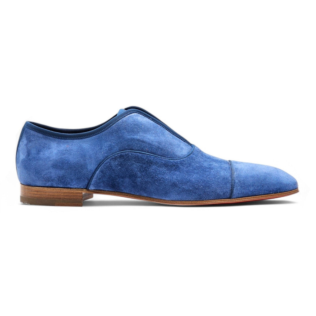 Christian Louboutin Alpha Male Oxford Suede Shoes - Blue EU 45.5 / US 12.5 $995