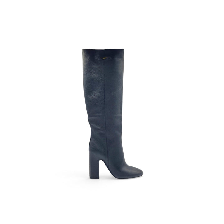Louis Vuitton Donna High Boots 1AIFYM Black Leather EU 39 US 9 - NWOB $2480