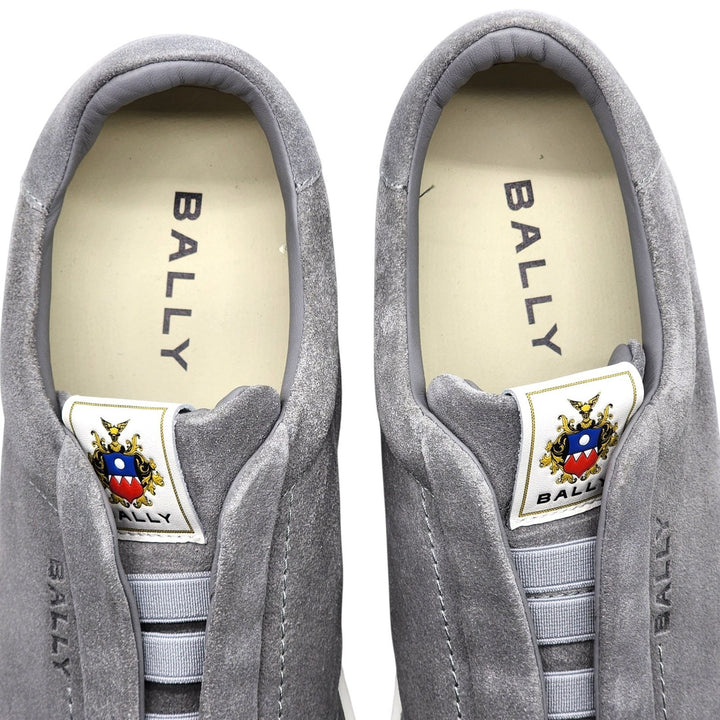 Bally Crest Romy Suede Slip-On Men’s Sneakers Gray EU 42.5 US 9.5 - NWB $400