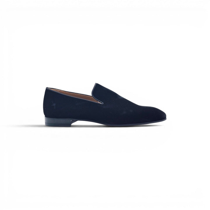 Christian Louboutin Dandelion Velvet Tuxedo Loafers Black EU 41 US 8 - NWOB
