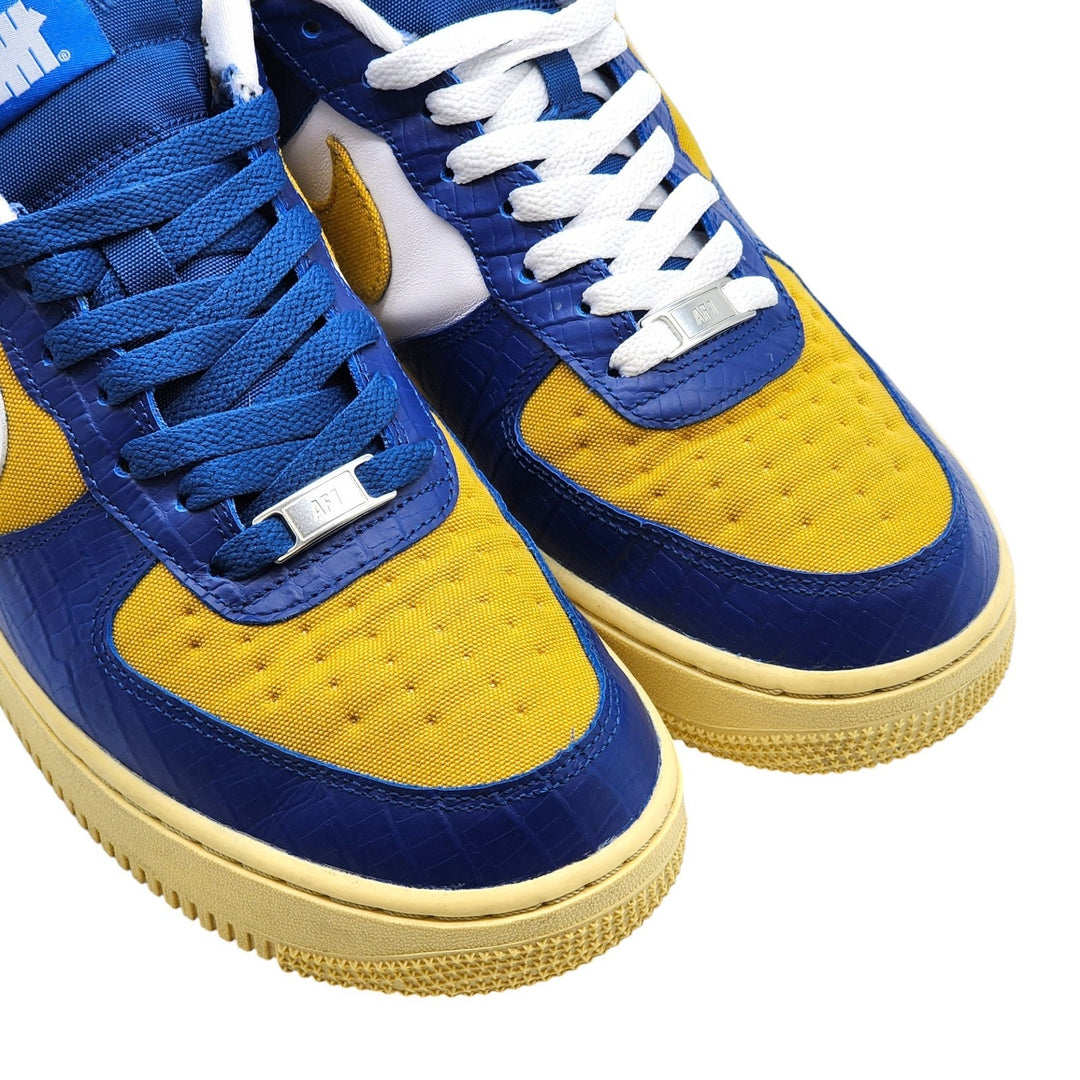 Nike Undefeated AF1 Low SP 5 On It DM8462-400 Leather Sneakers Blue 9.5