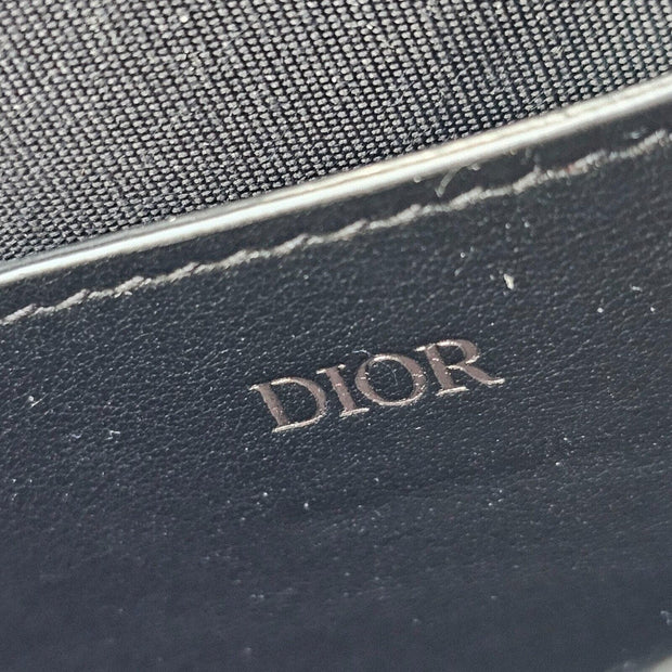 Dior Vertical Pouch Lock Bag Black