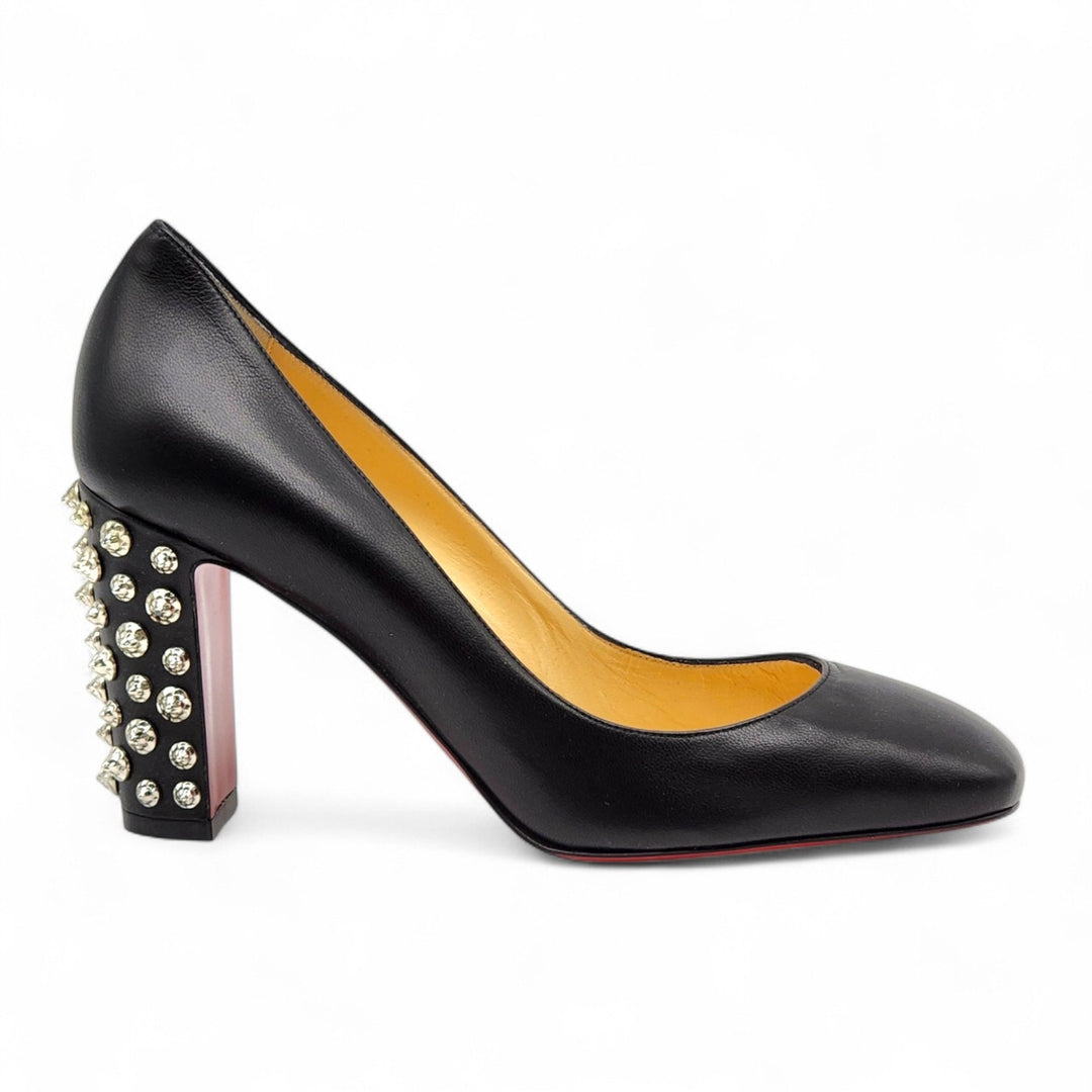 Christian Louboutin Donna Stud Spikes Leather Pumps EU 38 US 7.5