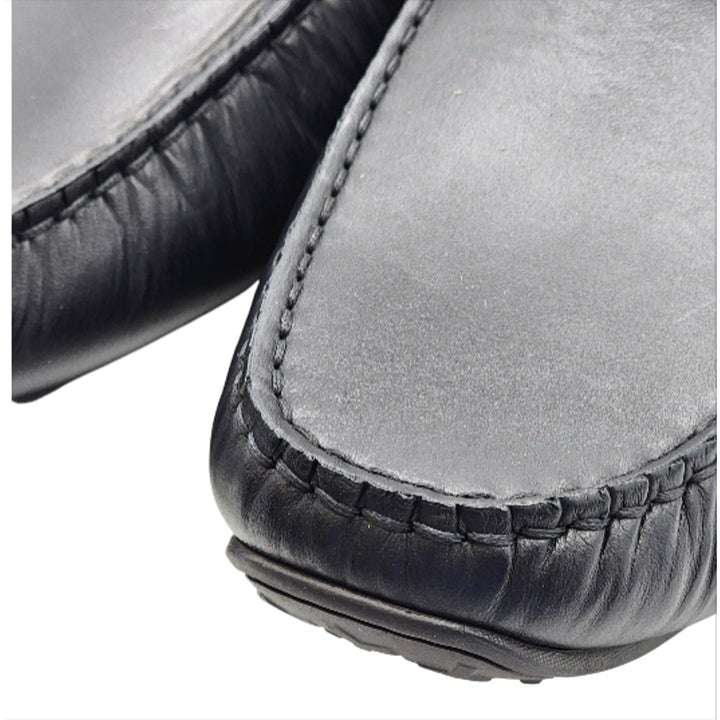 Bally Men’s Leather Driver Loafers Black UK 12 US 13 EU 46