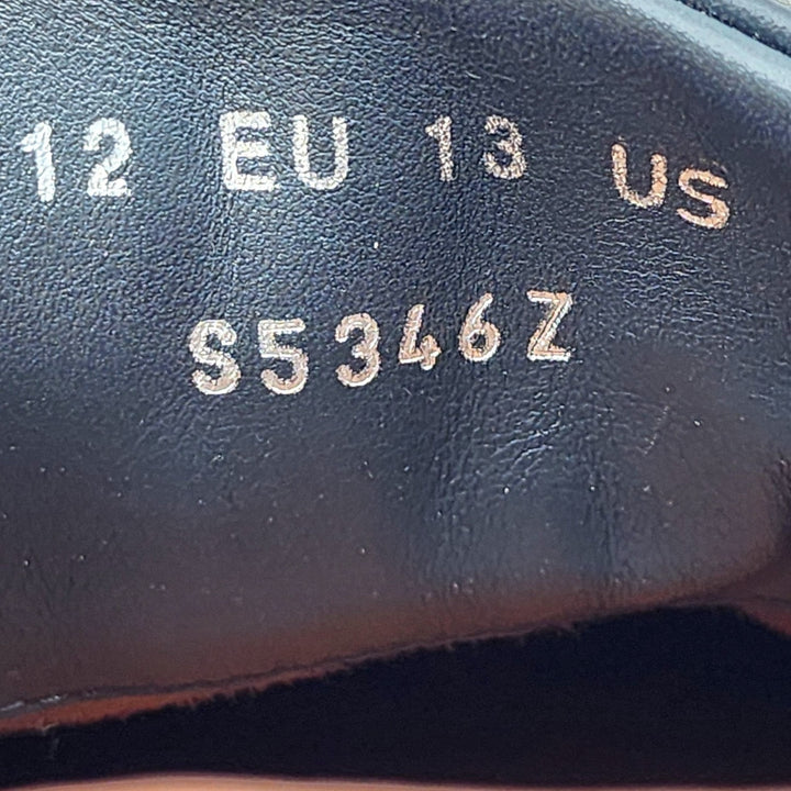 Ermenegildo Zegna Triple Stitch Wool Sneakers S5346Z Gray EU 12 US 13