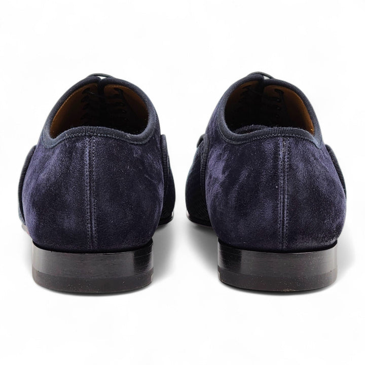 Christian Louboutin Greggo Leather and Suede Oxford Shoes - Blue EU 41 / US 8