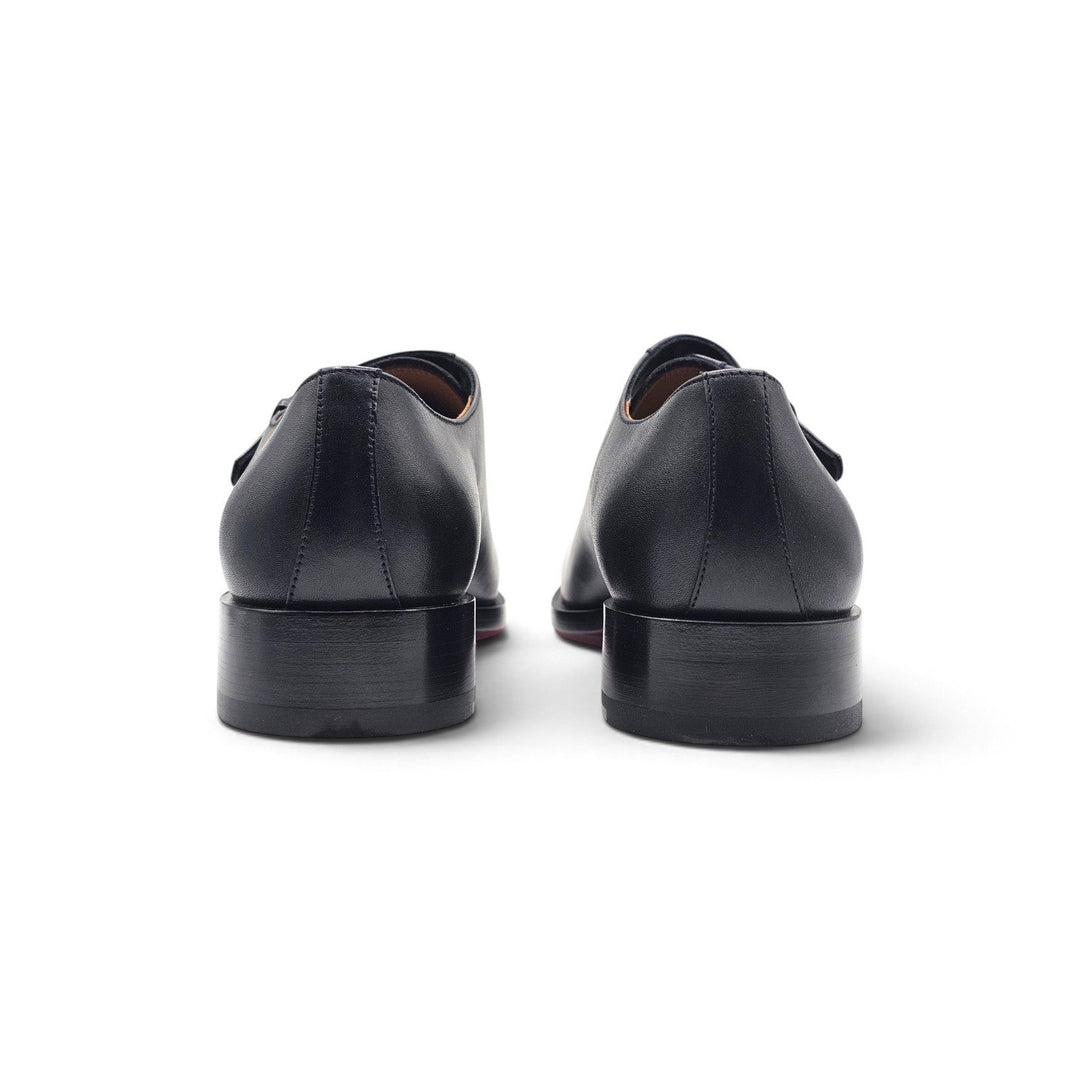 Christian Louboutin Chambelimonk Leather Derby Shoes Black EU 44 US 11 $1490