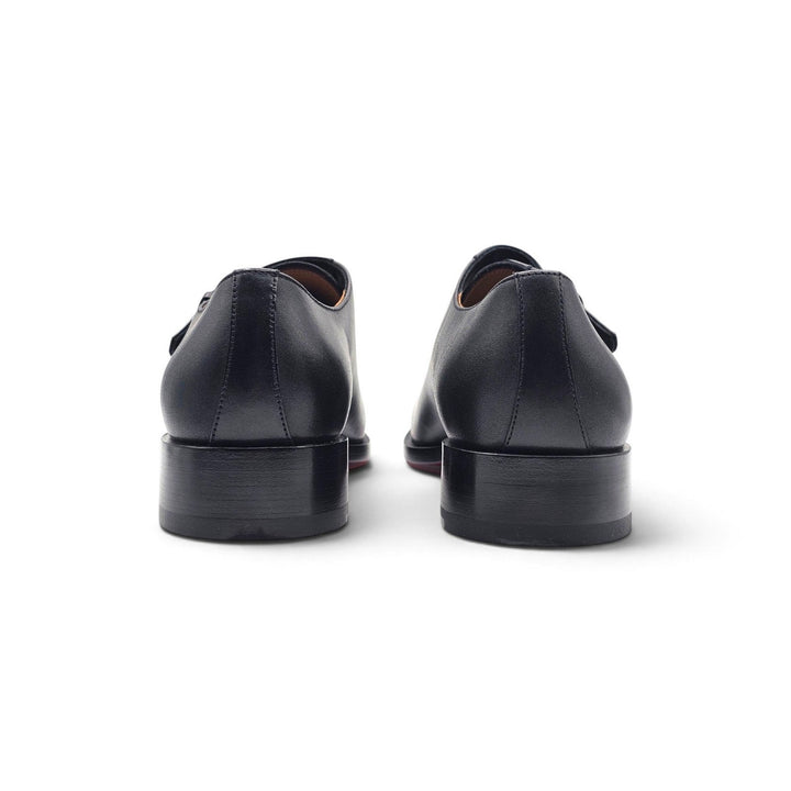 Christian Louboutin Chambelimonk Leather Derby Shoes Black EU 44 US 11 $1490