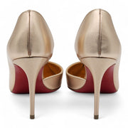 Christian Louboutin Iriza Pumps 85 - Metallic Leather - Gold - 39