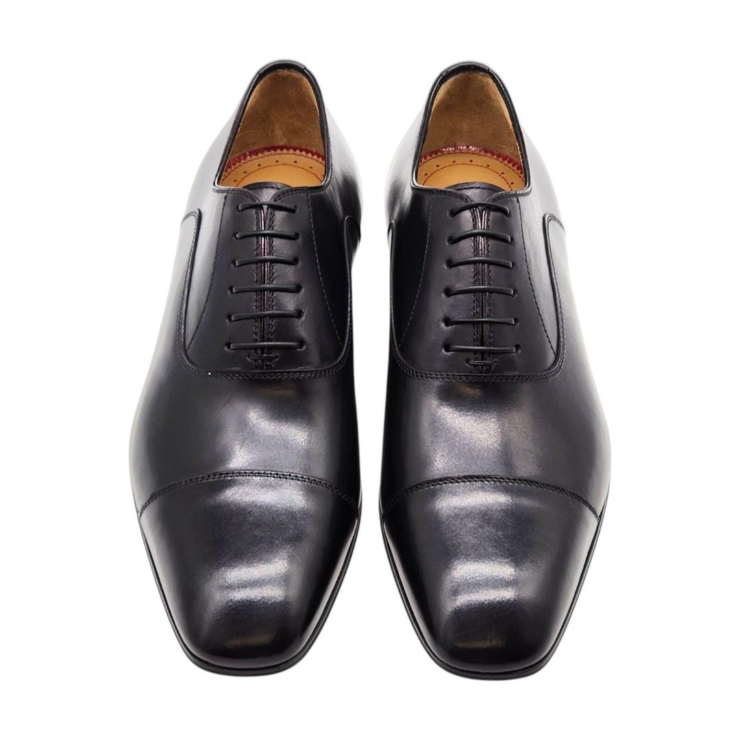 Christian Louboutin Greggo Leather Oxford Shoes Black EU 39.5 US 6.5