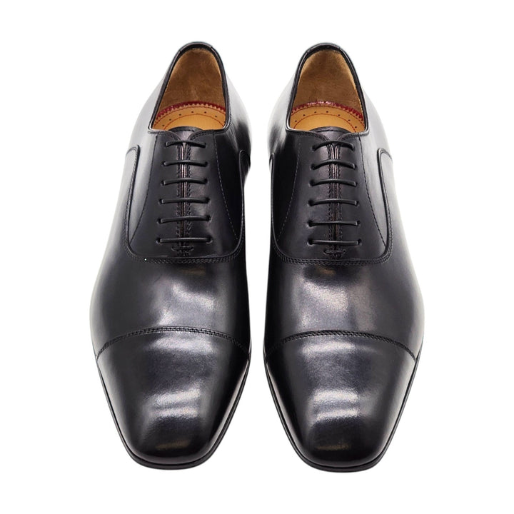 Christian Louboutin Greggo Leather Oxford Shoes Black EU 39.5 US 6.5