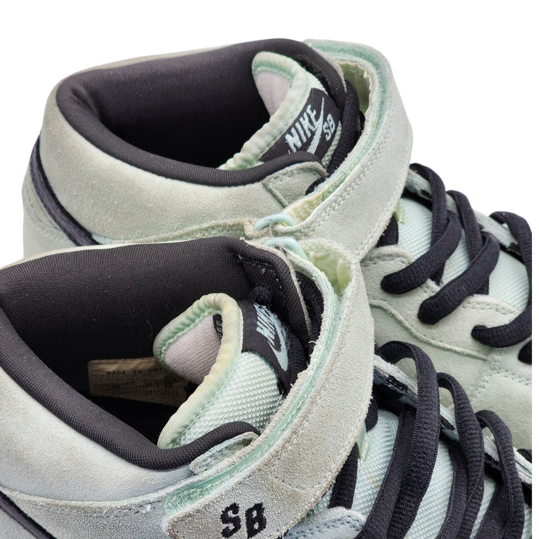 Nike Sea Crystal SB Dunk Mid Sneakers Green 314383-301 US 10.5 EU 44.5