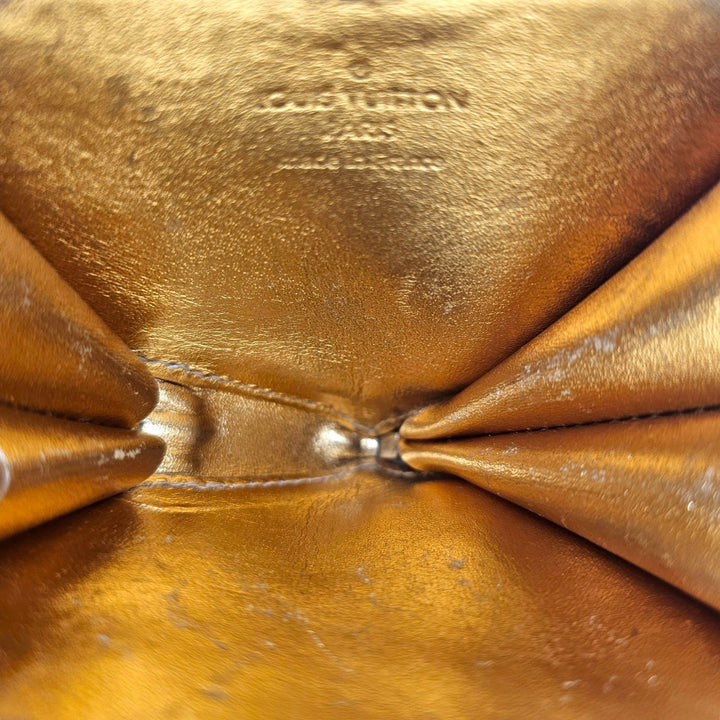 Louis Vuitton Miroir Porte Monnaie Coeur Heart Coin Purse Case Gold M93567