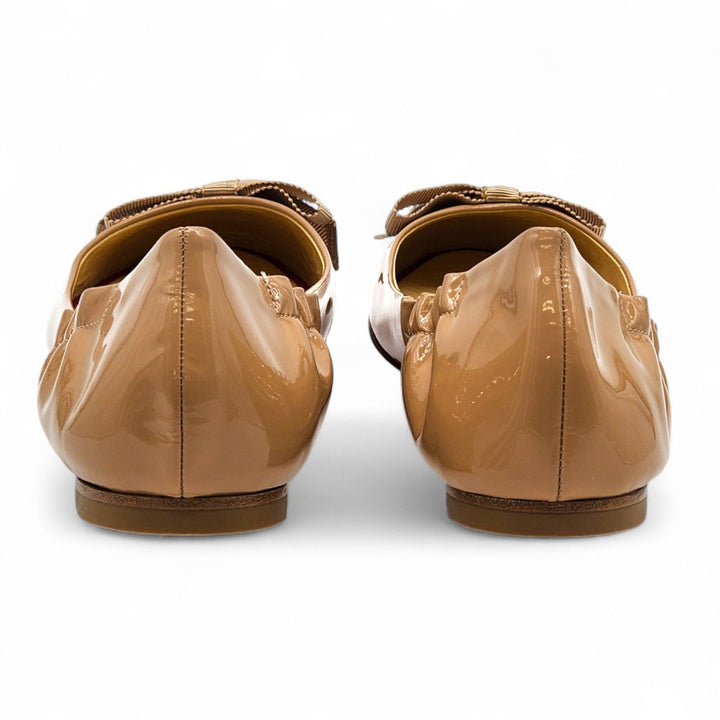 Christian Louboutin Gloriana Leather Ballet Flats Blush Nude EU 38 US 7.5