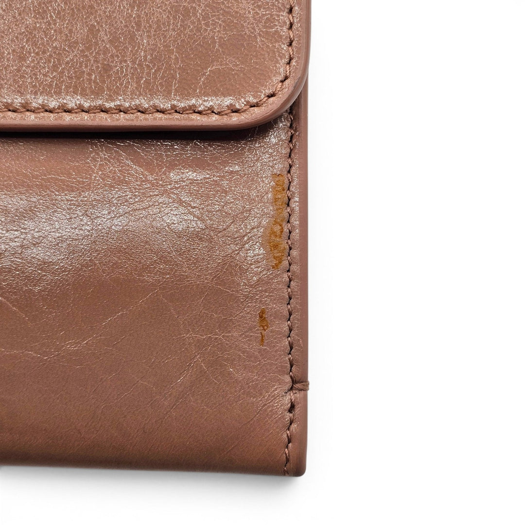 Christian Dior 30 Montaigne Leather Pouch Clutch Bag in Mauve Pink