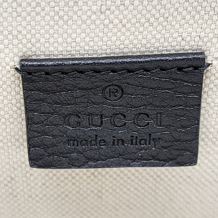 Gucci Small Dionysus Shoulder Bag Pebbled Calfskin Leather Black - New