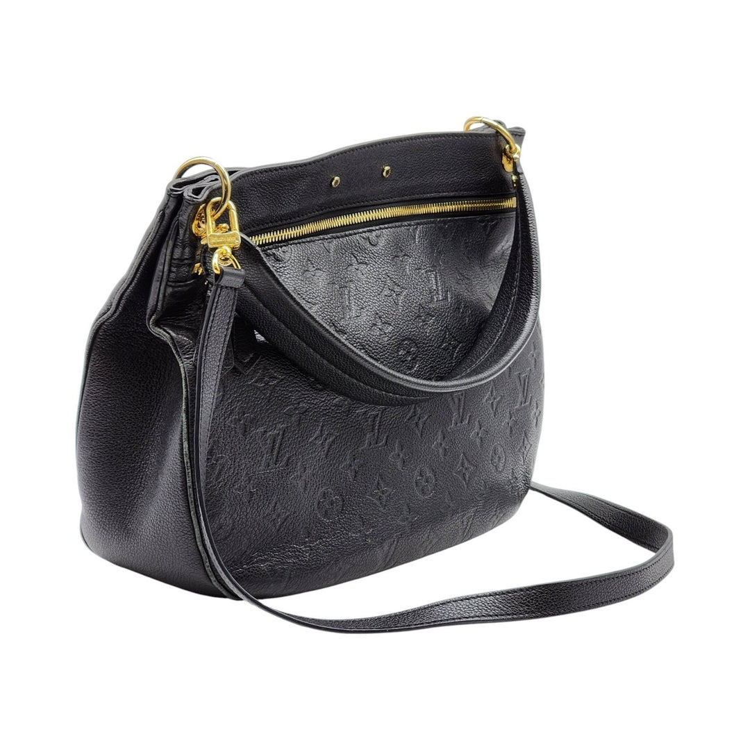 Louis Vuitton Spontini Noir Monogram Empreinte Leather Shoulder Bag - Preowned