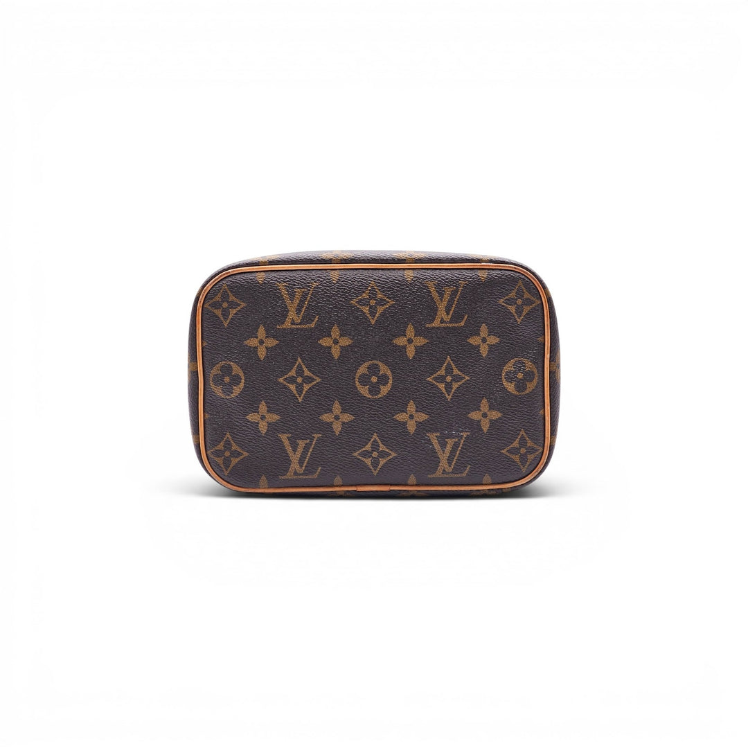 Louis Vuitton Nice Mini Vanity Case Monogram Canvas Beauty Bag Brown - Preowned