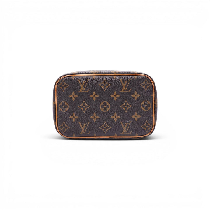 Louis Vuitton Nice Mini Vanity Case Monogram Canvas Beauty Bag Brown - Preowned