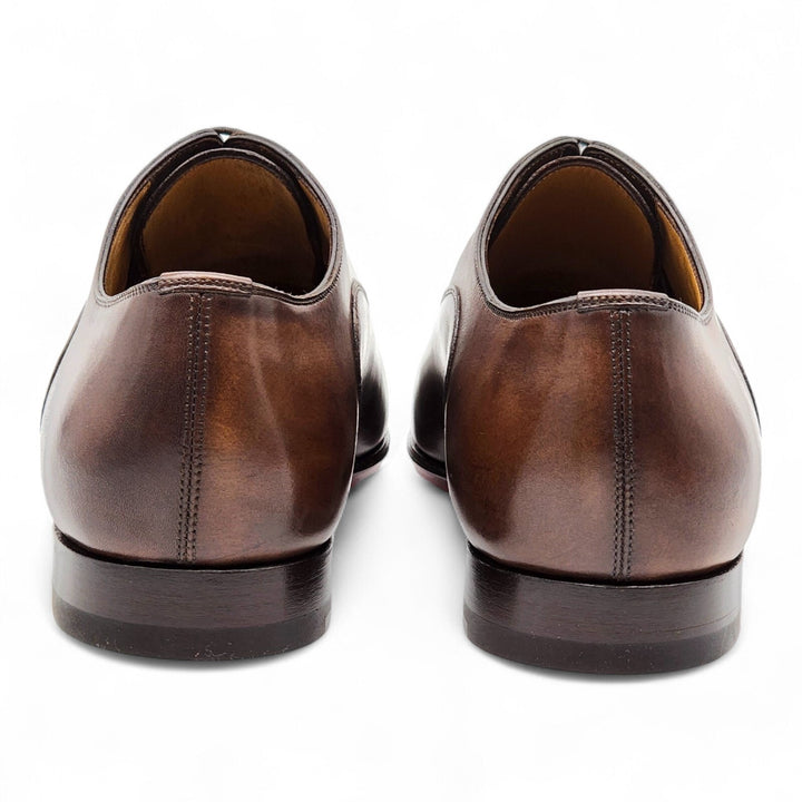 Christian Louboutin Greggo Leather Oxford Shoes in Brown EU 41 US 8