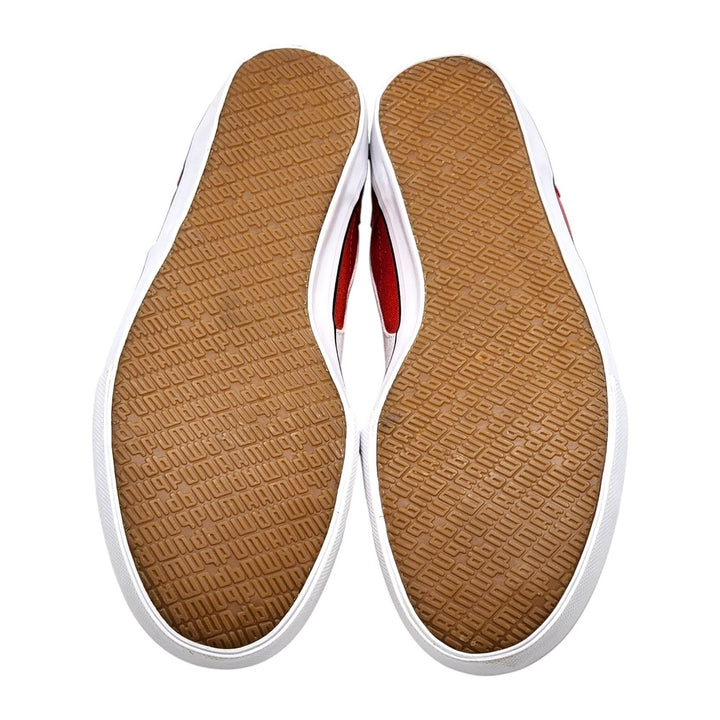 Puma Limnos CAT 3 DP 351497 05 Fiery Red White Canvas Sneakers US 12