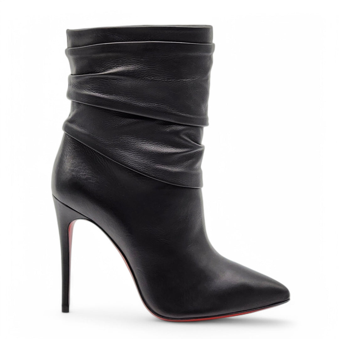 Christian Louboutin Ishtar Boots 100mm - Leather - Black EU 35.5 US 5