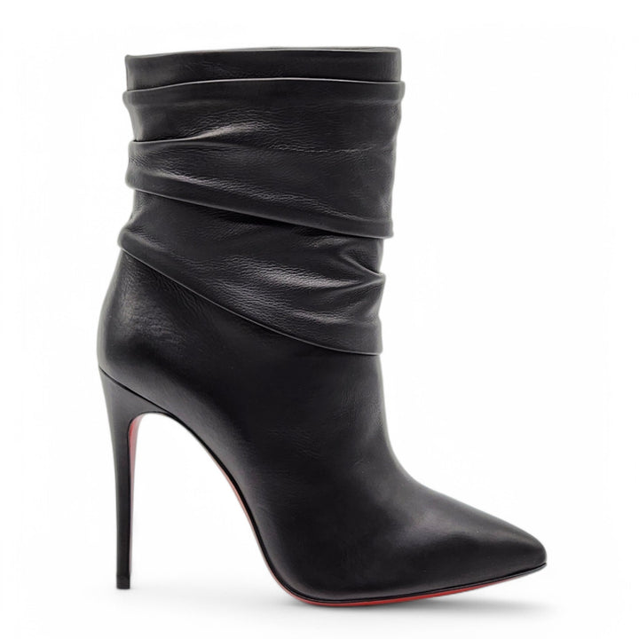 Christian Louboutin Ishtar Boots 100mm - Leather - Black EU 35.5 US 5