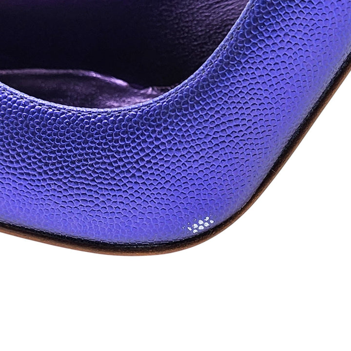 Christian Louboutin Hot Chick Leather Pumps 100 Purple EU 38.5 US 8