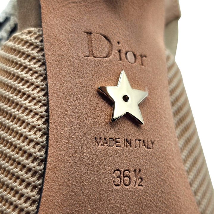 Christian Dior J'Adior Slingback Pumps in Nude Technical Fabric