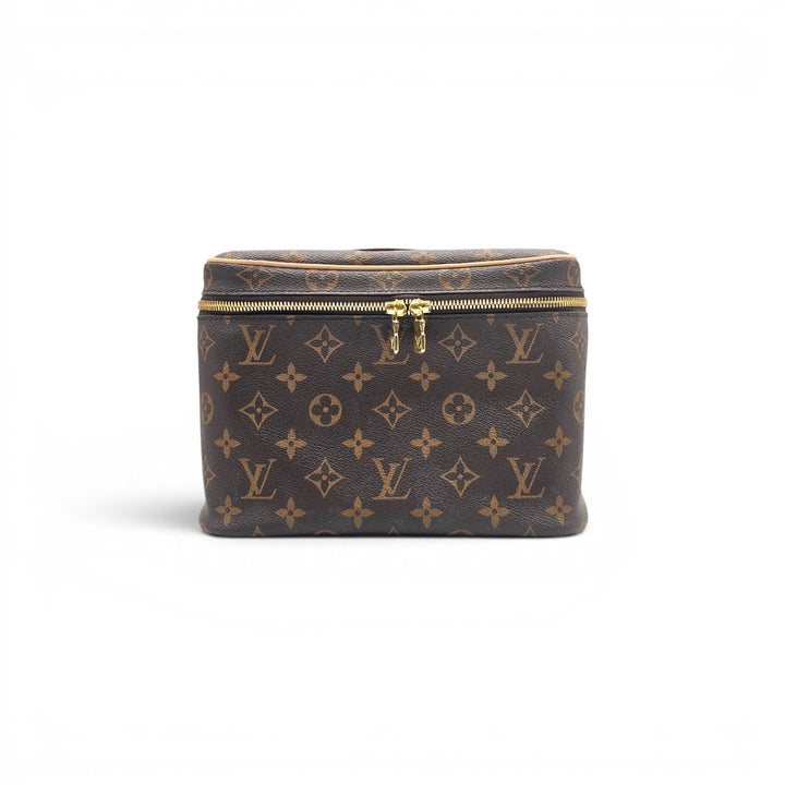 Louis Vuitton Nice BB Vanity Case Handbag in Brown LV Monogram