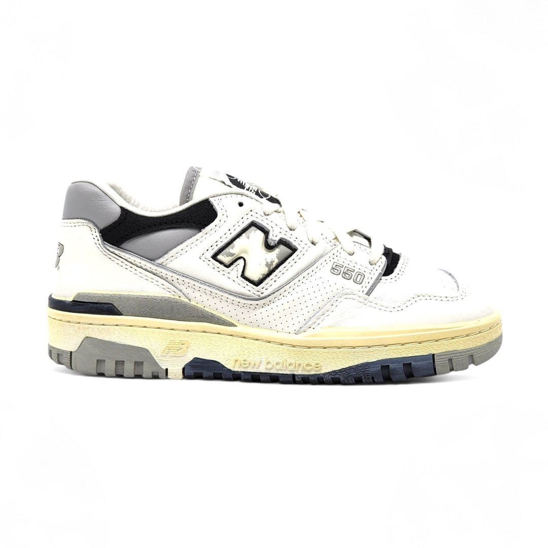New Balance 550 BB550VGB White Grey Retro Shoes Sneakers 5M 6.5W