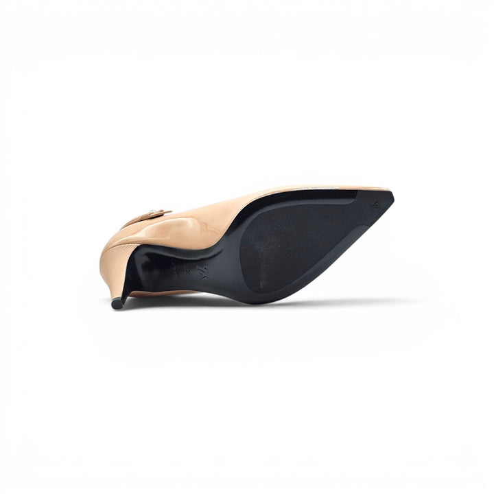 Louis Vuitton Legacy Patent Leather Pumps Nude EU 39 US 9 - NWB