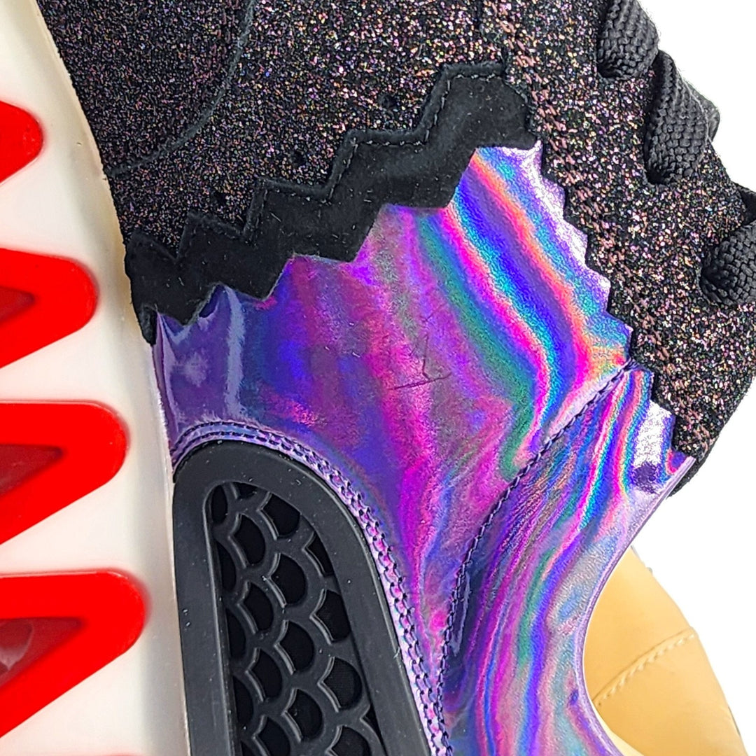 Christian Louboutin Loubishark Black Purple Red Sneakers EU 44.5 US 11.5