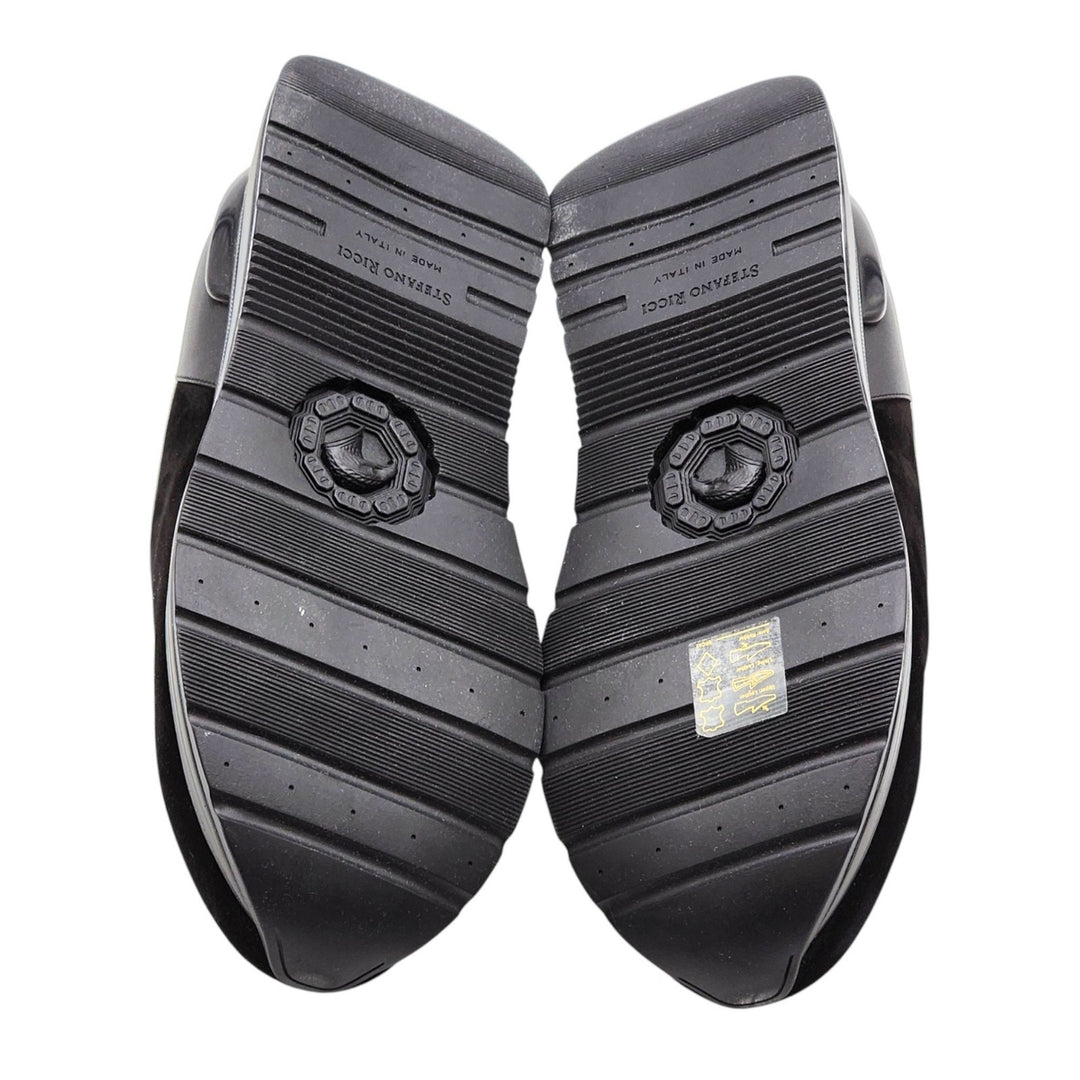 Stefano Ricci Men’s Black Suede Slip-On Sneakers EU 46 US 13 - NWOB $1800
