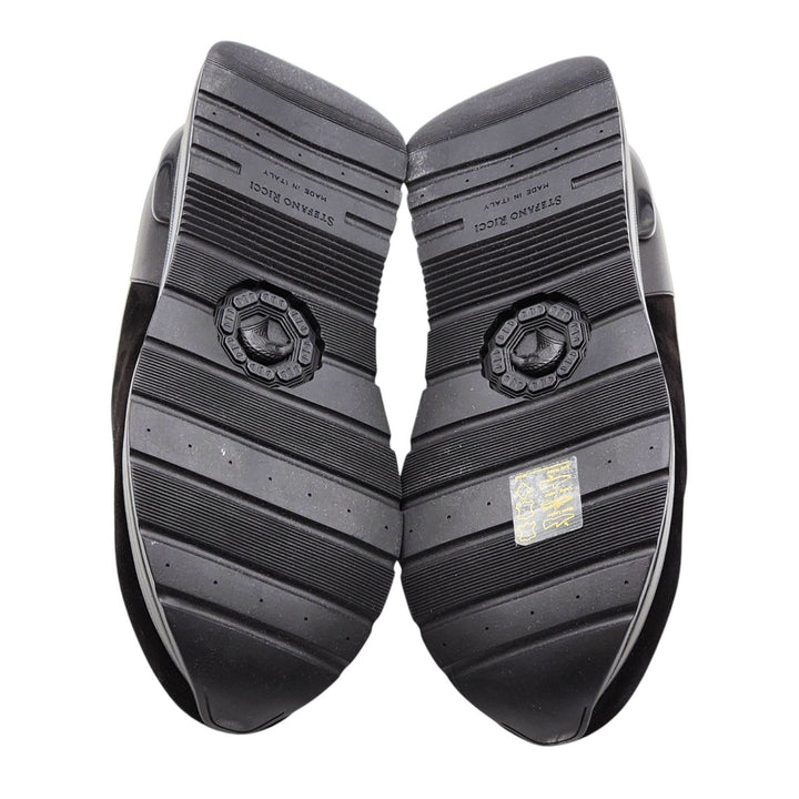 Stefano Ricci Men’s Black Suede Slip-On Sneakers EU 46 US 13 - NWOB $1800