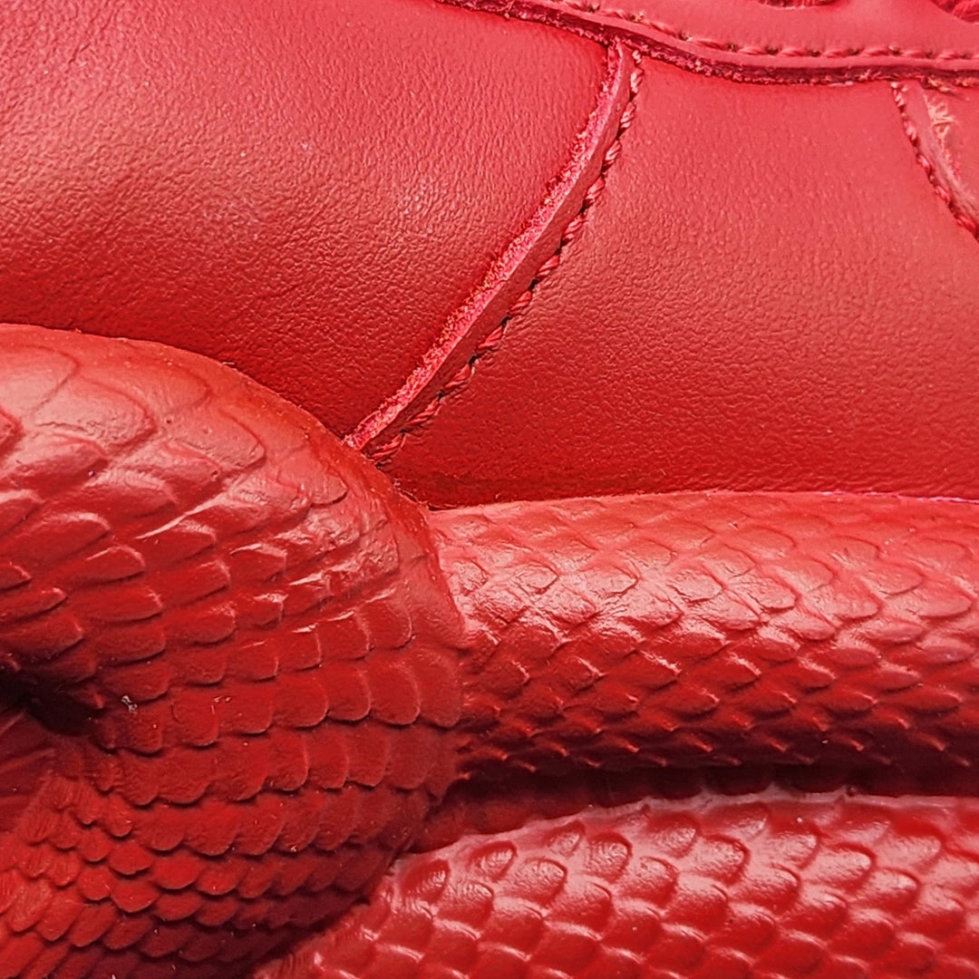 Giuseppe Zanotti x Young Thug Cobras Leather Sneakers Red EU 44 US 11 - NWB $995