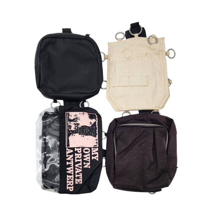 Eastpak x Raf Simons Convertible 4 Pouches and Backpack Black, White