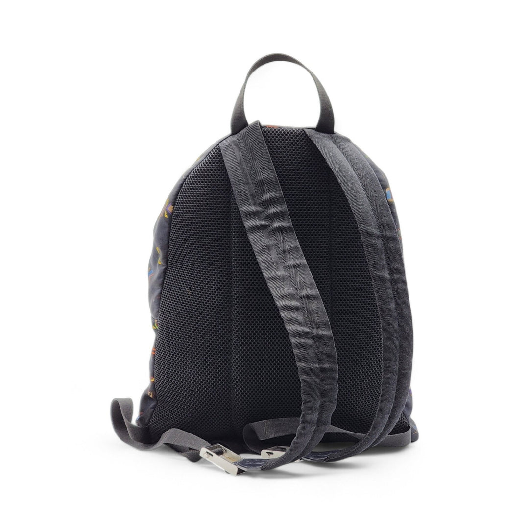 Fendi Monster Unisex Backpack Limited Edition 7VZ043 Black