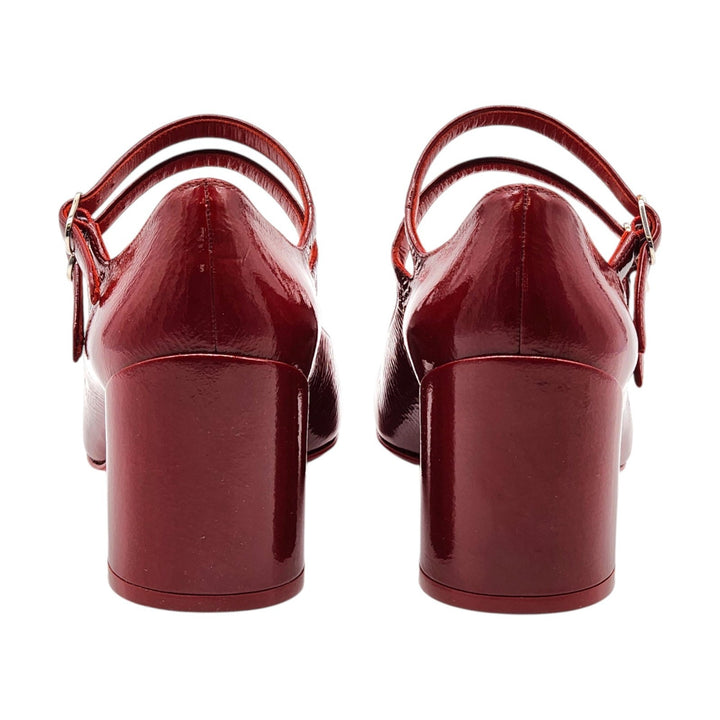 Christian Louboutin Miss Jane Leather Pumps 55mm Red EU 37 US 6.5
