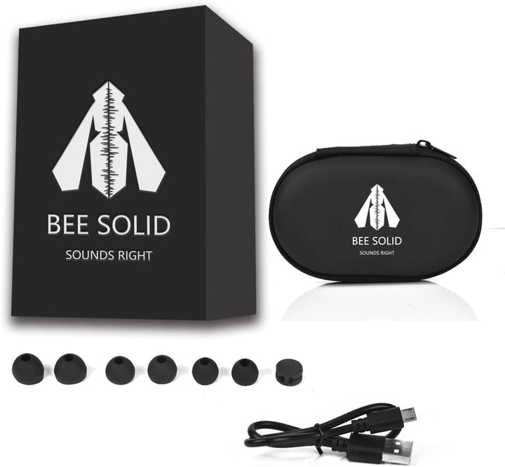 Bee Solid Bluetooth HD Wireless Sports Earphones w/Mic