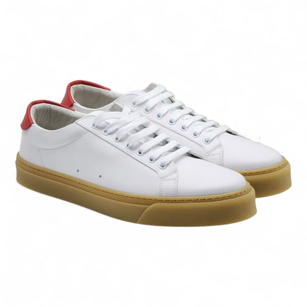 Burberry Men's Rangleton Low Top Sneakers in White 44.5 11.5 NWB