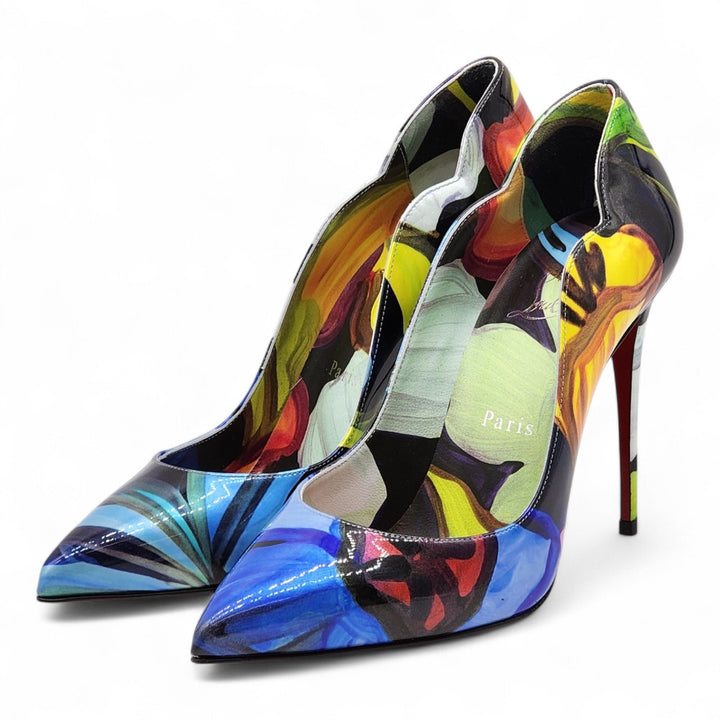 Christian Louboutin Hot Chick Leather Pumps Multicolor EU 38 US 7.5
