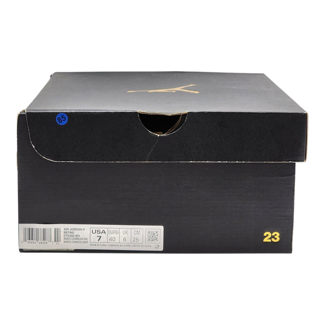 Nike Air Jordan 6 Retro Washed Denim Men’s Sneakers CT5350-401 EU 40 US 7 – New