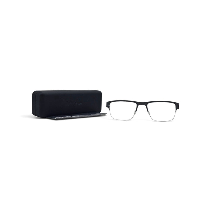 MYKITA Maxwell No1 COL 166 Black Half Rim Eyeglasses 56-20-140 - NWB $850