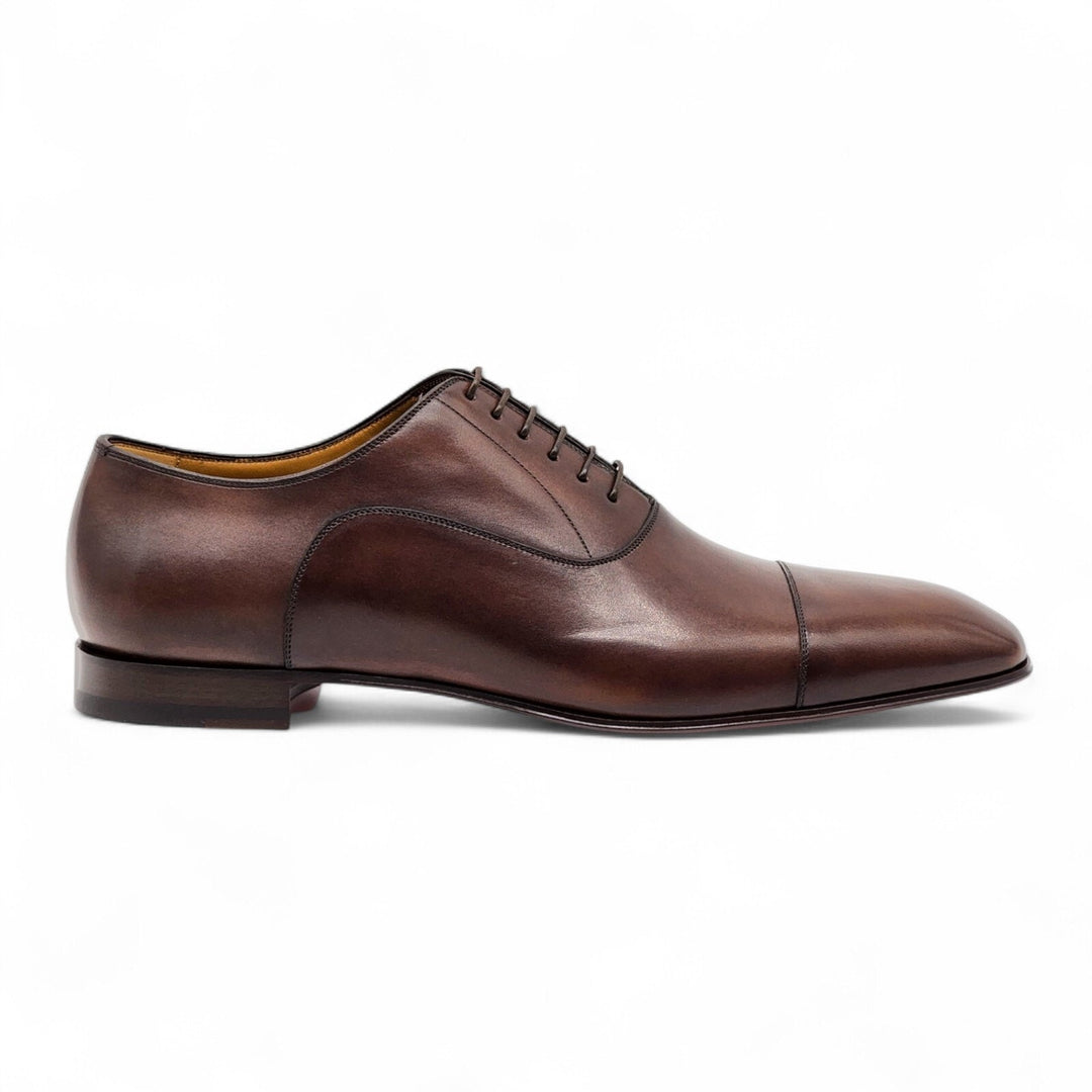 Christian Louboutin Greggo Leather Oxford Shoes in Brown EU 47 US 14