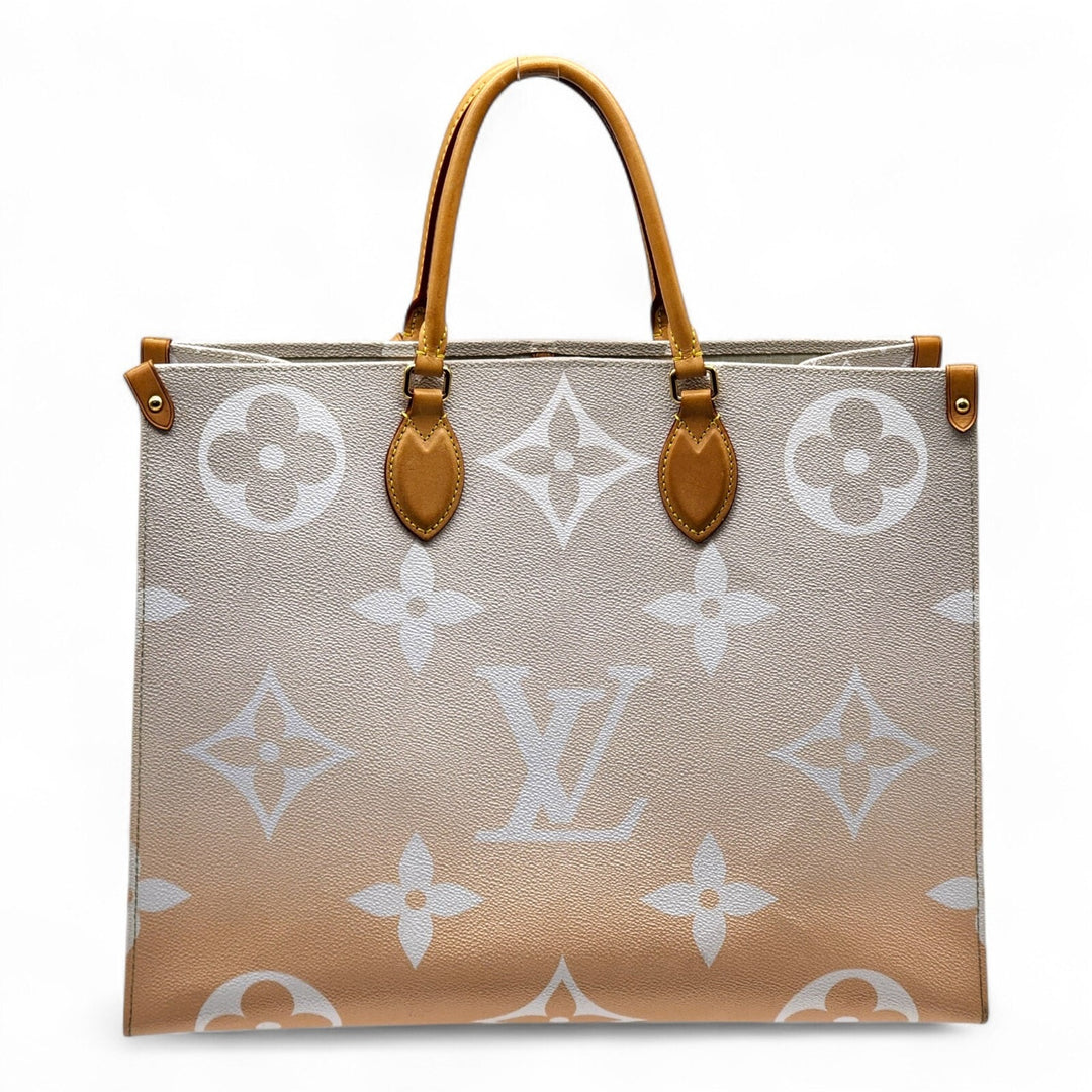 Louis Vuitton OnTheGo Tote By The Pool Monogram Giant GM Multicolor Peach Brume